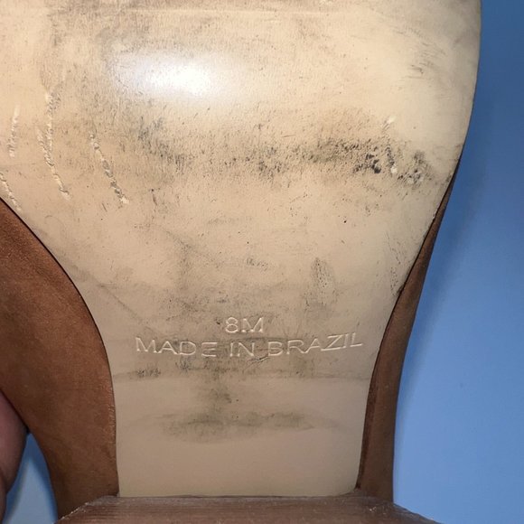 Steve Madden Peep‎ Toe Ankle Bootie Sz 8m - Picture 7 of 8